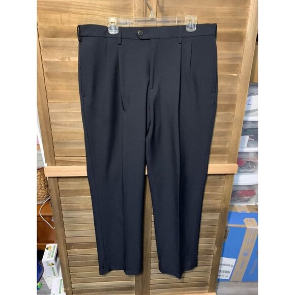 Haggar Other - Haggar Dress Pants Business Casual Office Trousers Slacks Black Men's Size 36x32